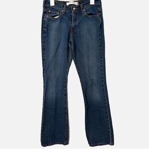 Levi’s Boot Cut 515 Jeans Woman’s Blue Denim size 10 Long